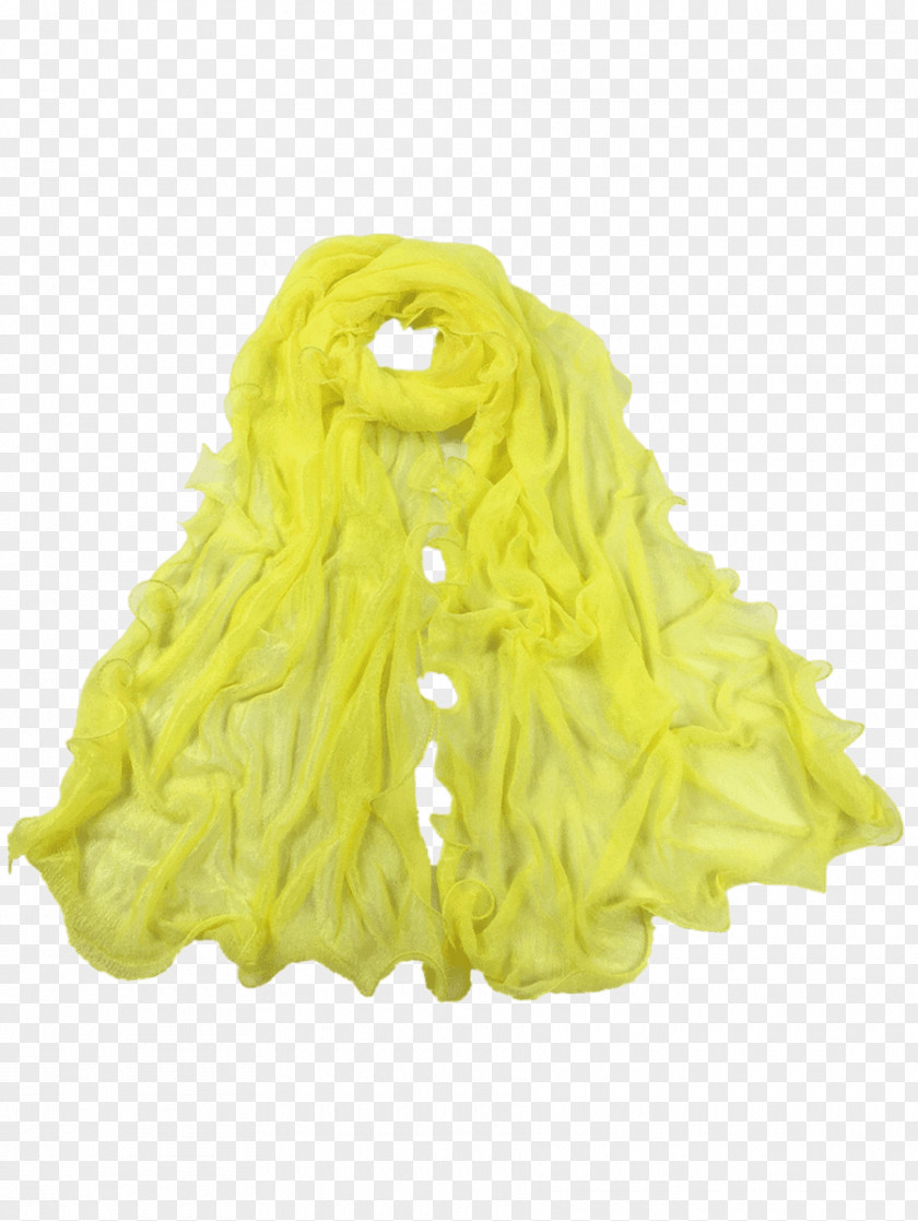 Soft Yellow Scarf PNG