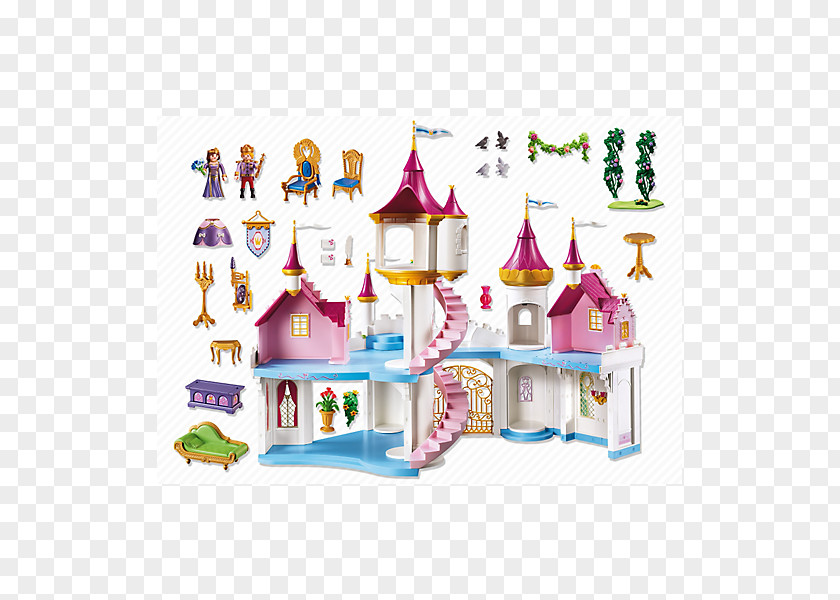 Toy Playmobil Grand Princess Castle PNG