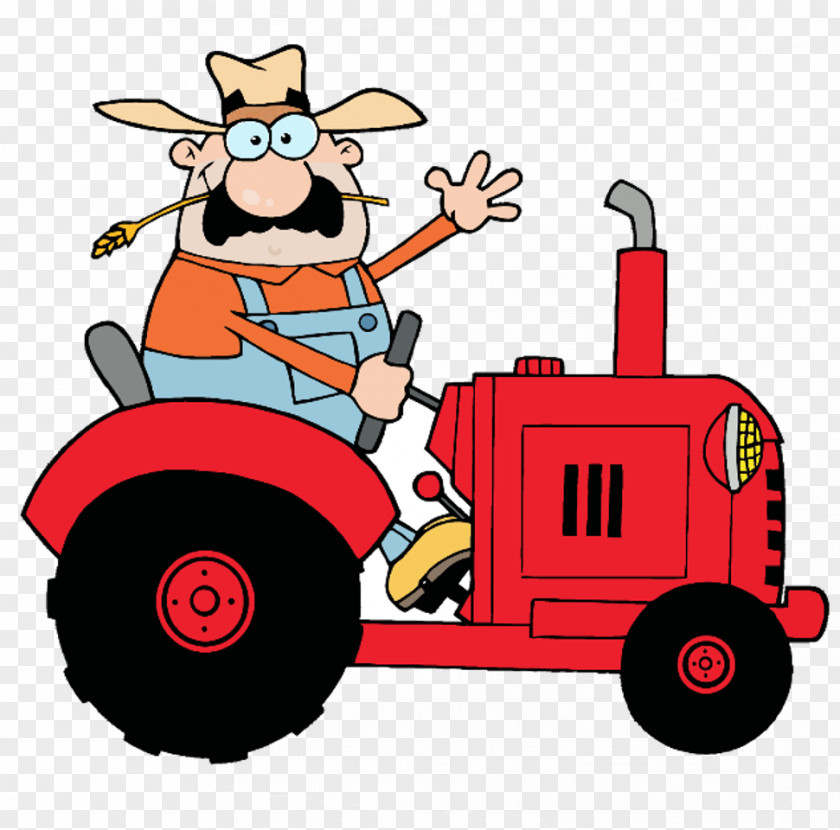 Tractor Farmer Agriculture PNG