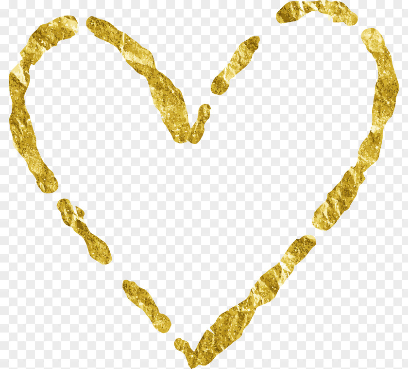 Valentines Day Love Golden Elements Qixi Festival PNG