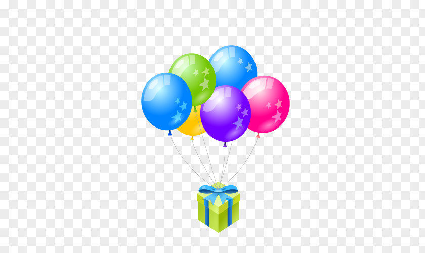 Vector Colorful Balloons Birthday Cake Balloon Party Clip Art PNG