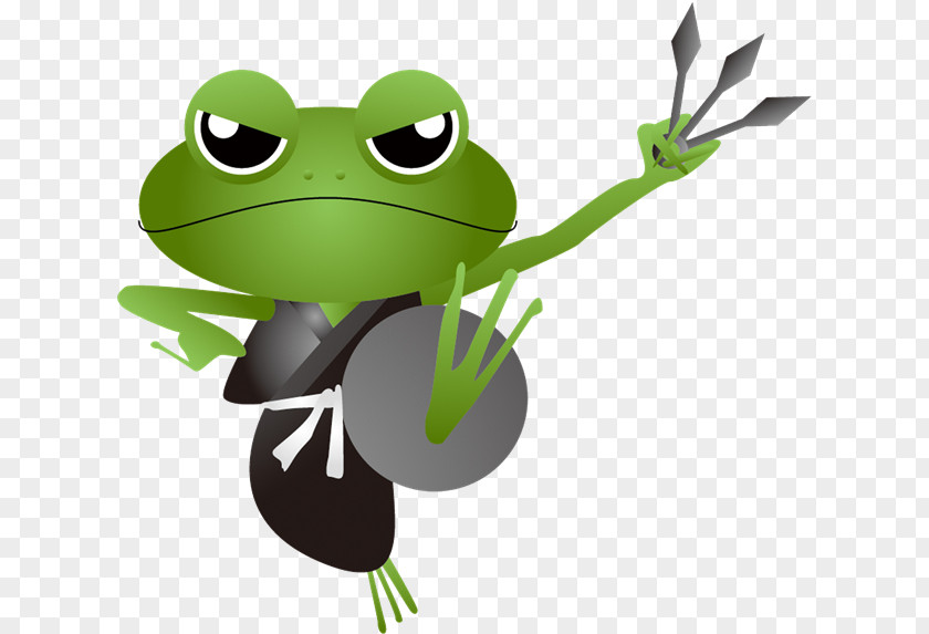 Plant Branch Ninja Cartoon PNG