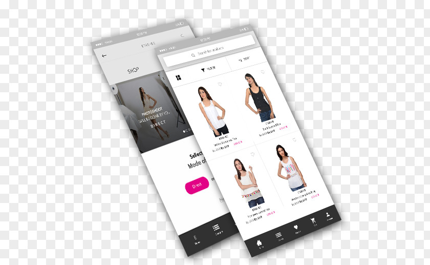 Poster Cosmetic Brand Shopping App Gadget Online PNG