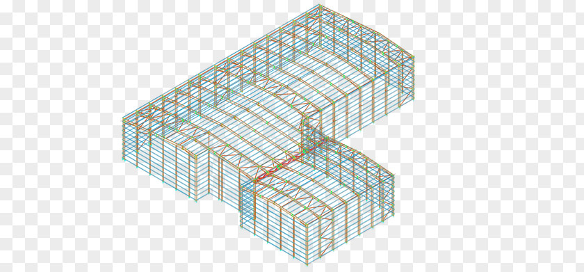 Structural Steel Portal Frame Material PNG