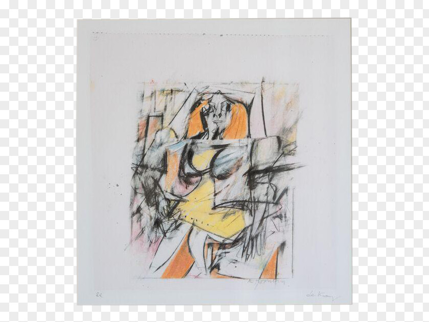 Book Drawing De Kooning Modern Art Painting Illustration /m/02csf PNG