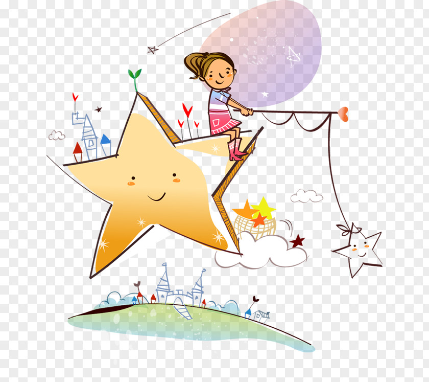 Childhood Fantasy Fairy Tales Fishing Clip Art PNG