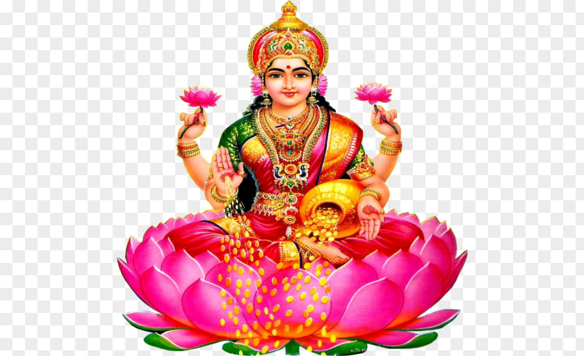 Lakshmi Devi Wealth Goddess Vishnu PNG
