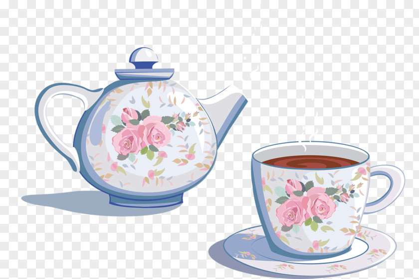 Porcelain Pots Teapot Clip Art Teacup PNG