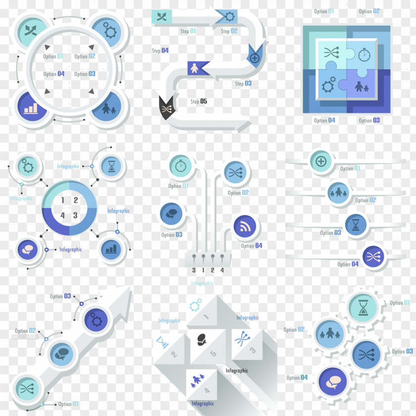 Ppt Element Infographic Chart Adobe Illustrator PNG