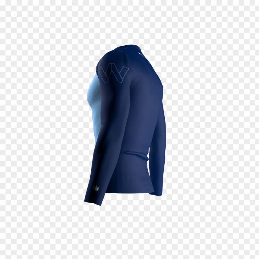 Sleeve Shoulder Cobalt Blue Wetsuit PNG