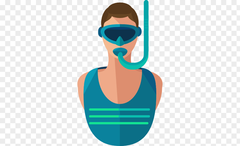 Scuba Diving Underwater Snorkeling Set Suit PNG