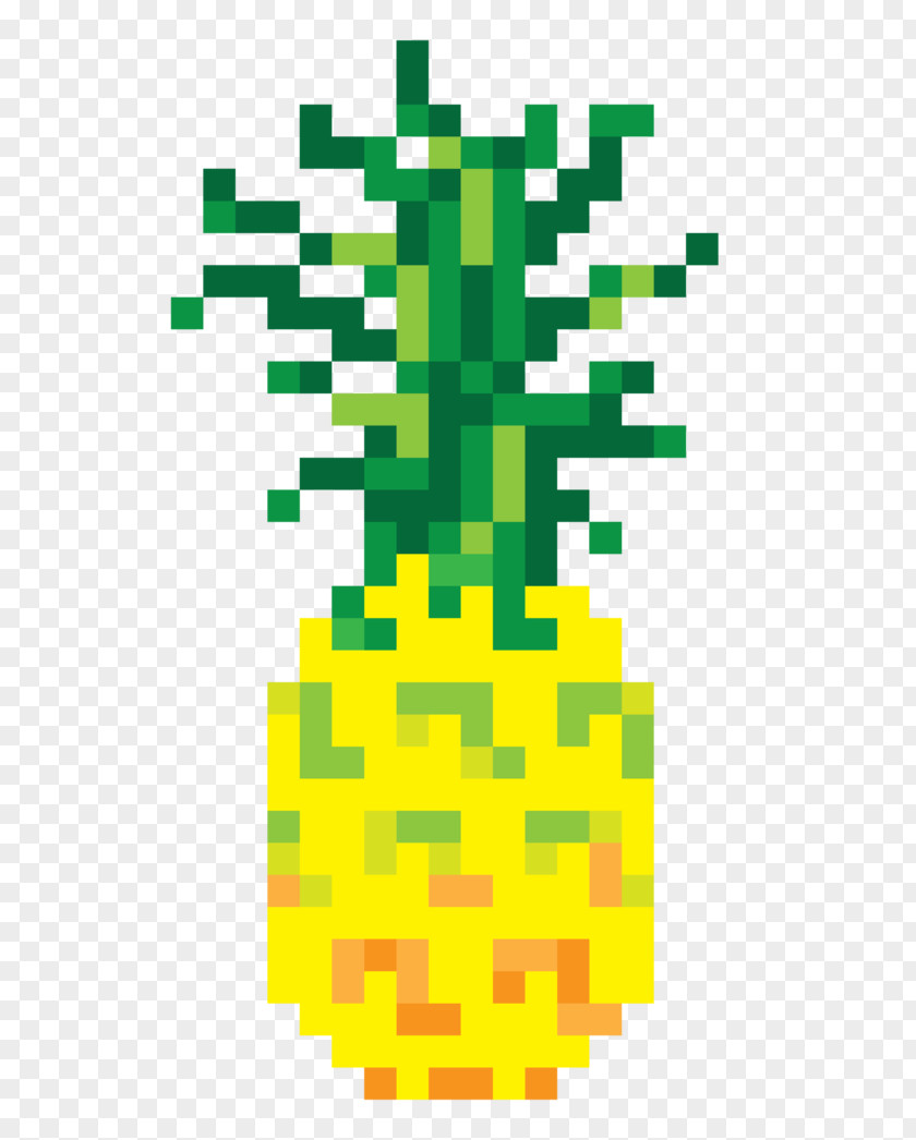T-shirt Pineapple Pixel Art Bit Sleeve PNG