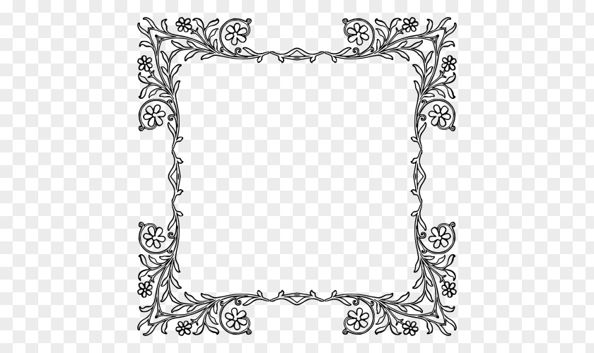 Alphonse Borders And Frames Clip Art PNG