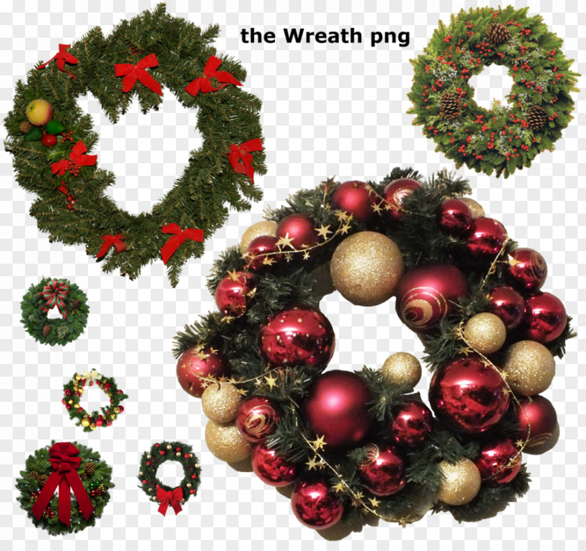 Crown Wreath Christmas Ornament Day How-to PNG