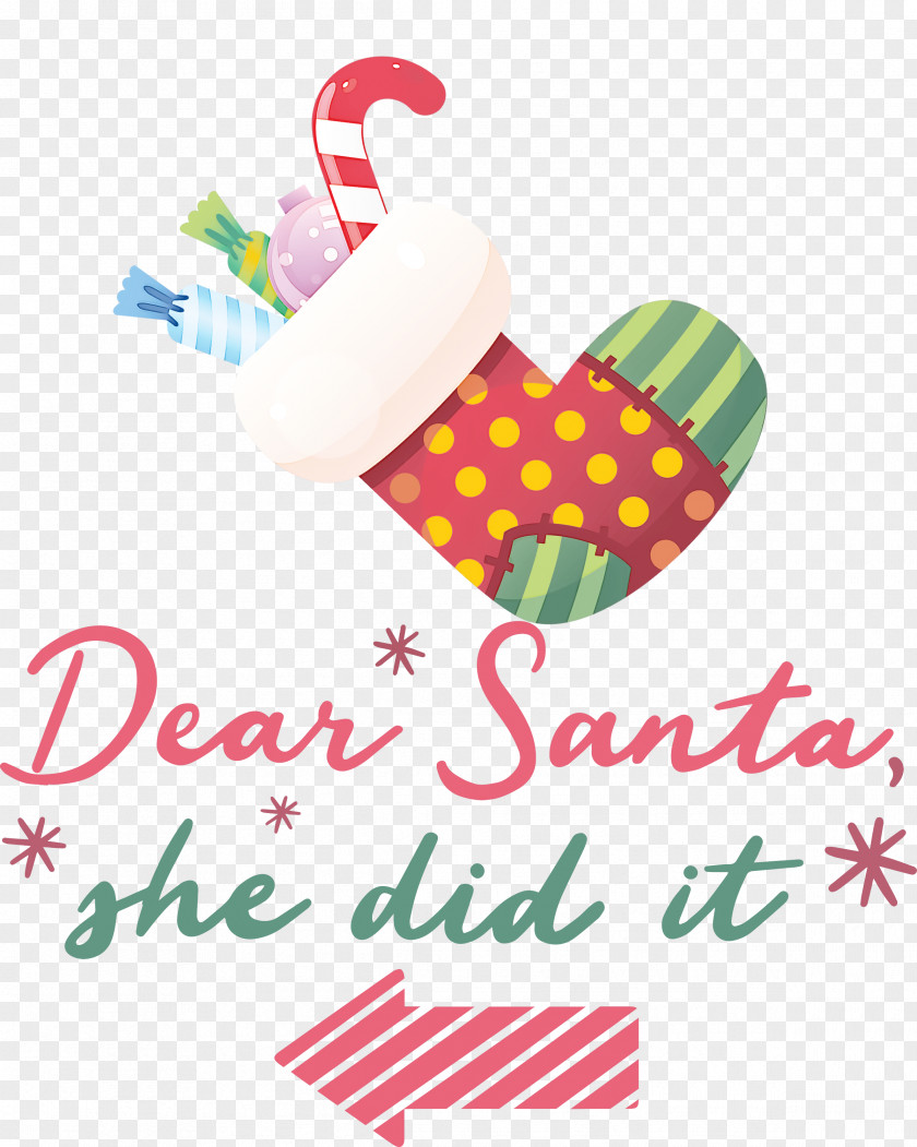 Dear Santa Claus Christmas PNG