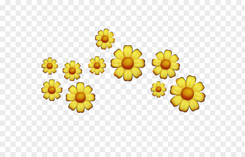 Lantana Plant Yellow Background PNG