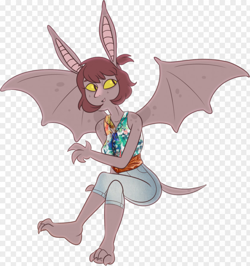 Shortheaded Roundleaf Bat BAT-M Demon Animated Cartoon PNG