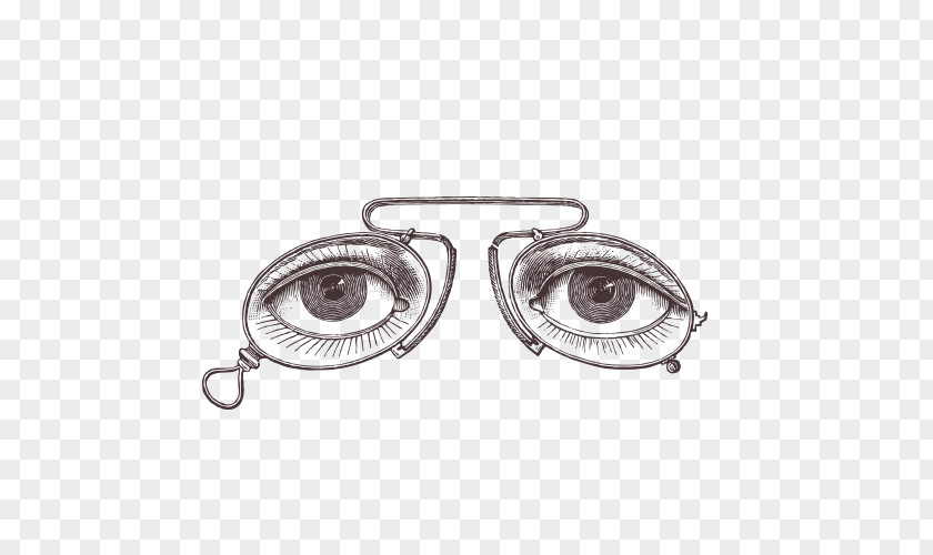 Artwork Eye Glasses Drawing Illustration PNG