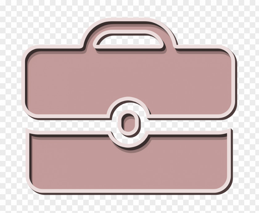 Baggage Material Property Briefcase Icon Old Style PNG