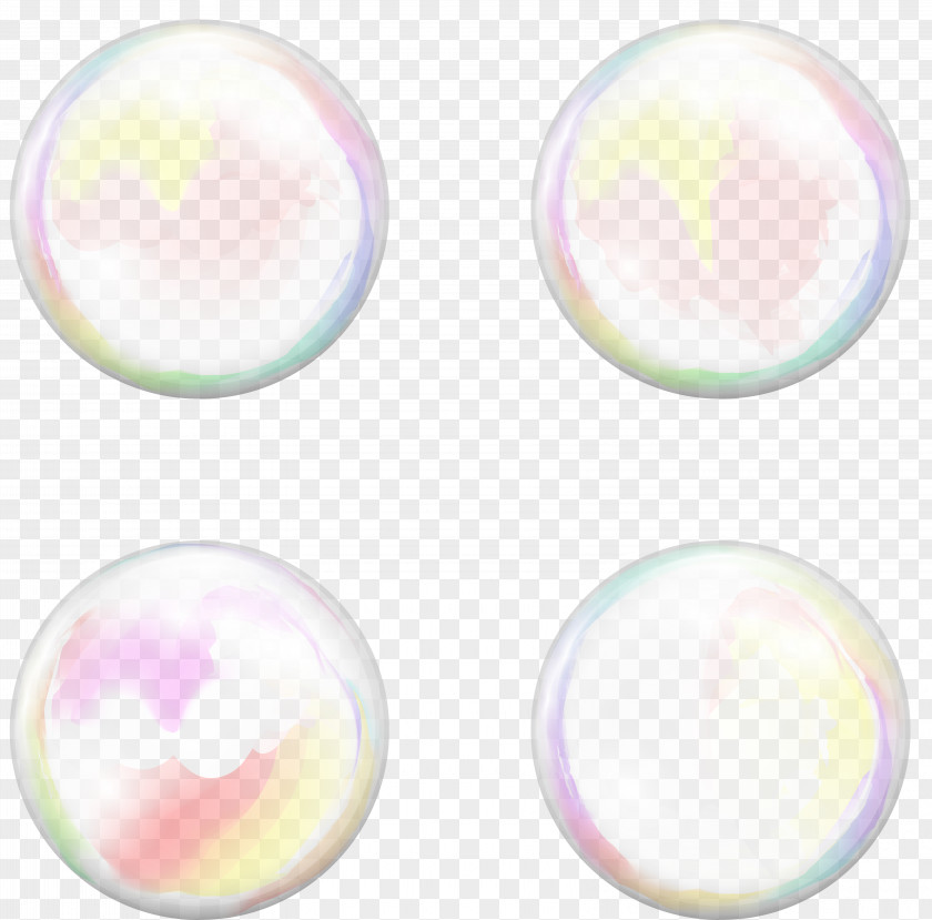 Colorful Bubbles Circle Eye Pattern PNG