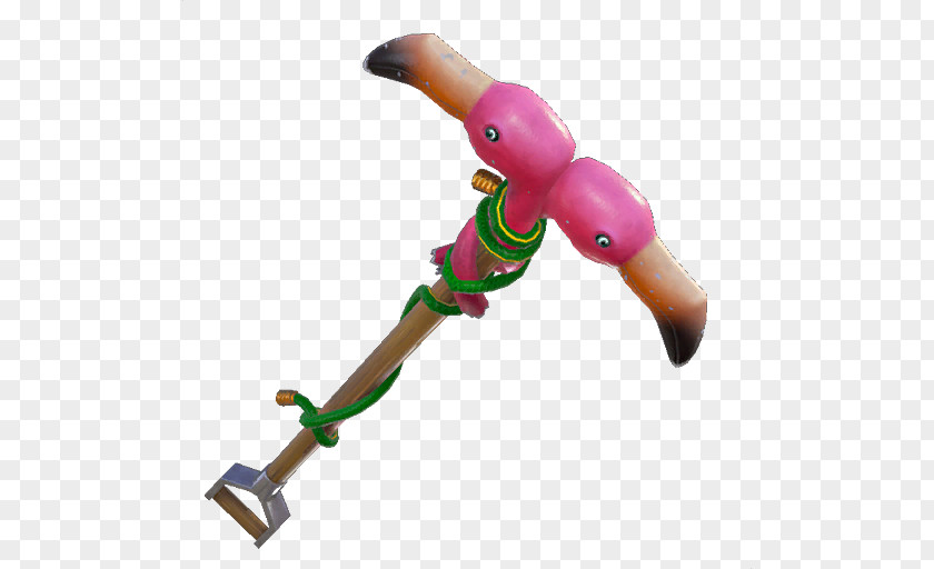 Fortnite Battle Royale Pickaxe PlayStation 4 Game PNG royale game, flamingos clipart PNG