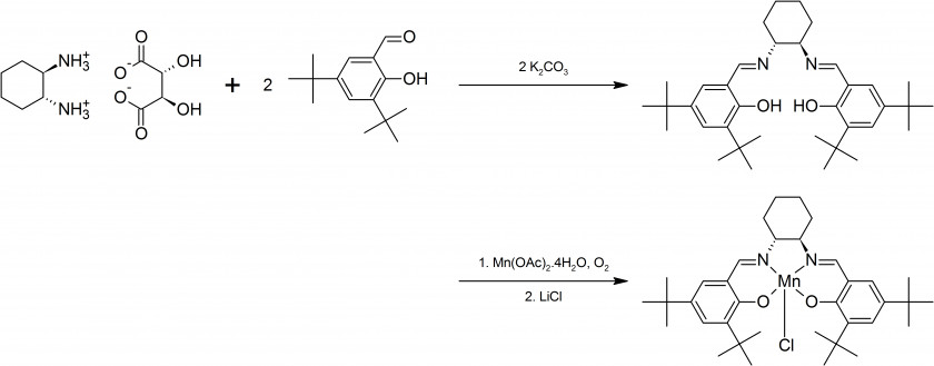 Salen Ligand Metal Complexes Jacobsen's Catalyst Salcomine PNG