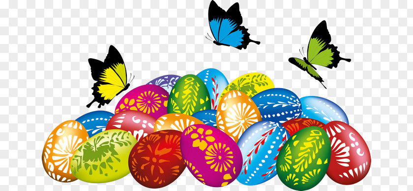 Butterfly Easter Bunny Egg PNG