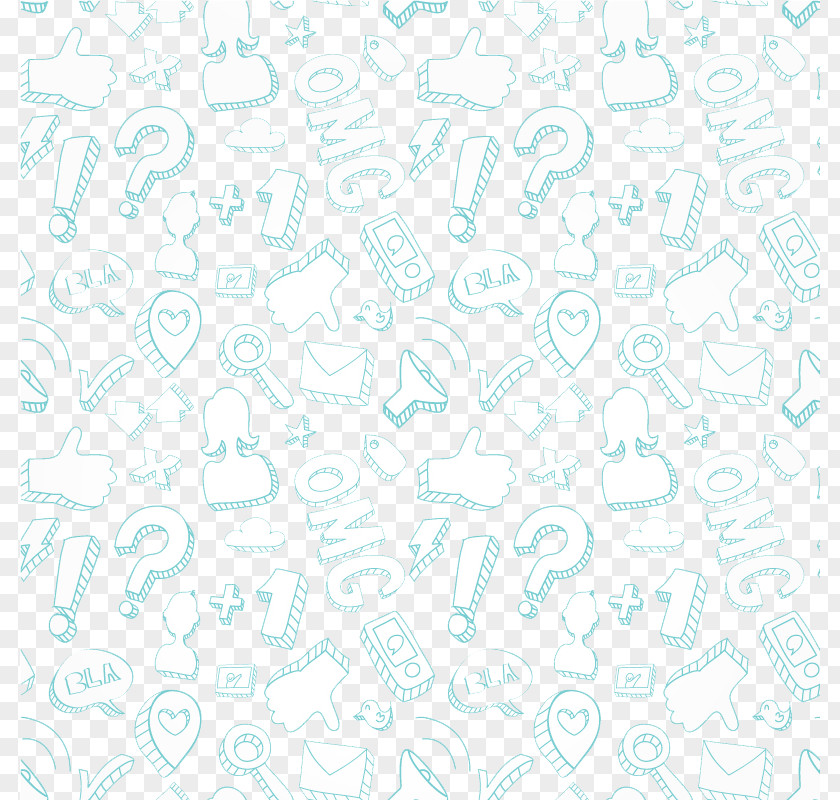 Cartoon Symbol Seamless Background Download PNG