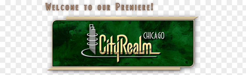 Chicago City Green Brand Rectangle Font PNG