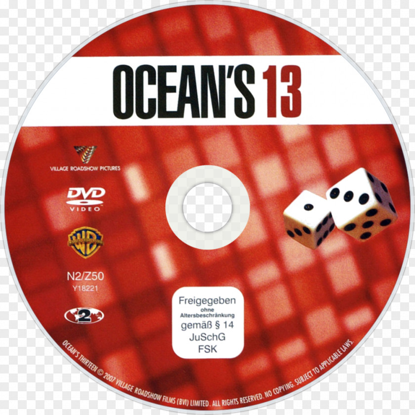 Dvd Danny Ocean Compact Disc Blu-ray Ocean's DVD PNG