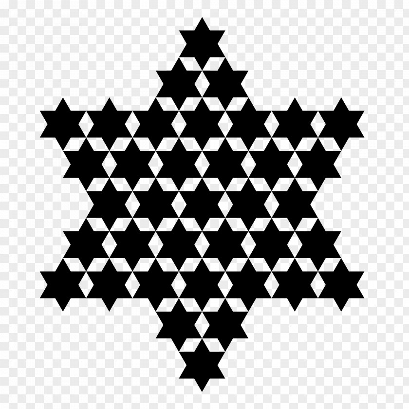 Fractal Tessellation Hexagon Geometry Hexagram Regular Polygon PNG