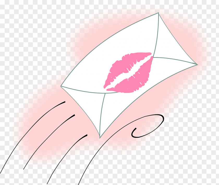 Kiss Love Letter Drawing PNG