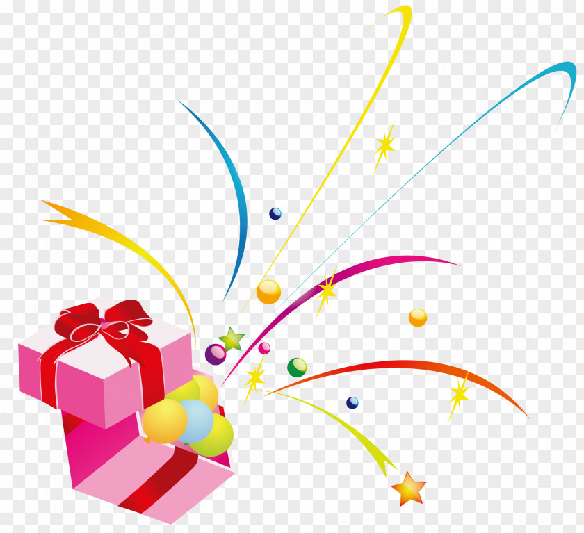 Pense Sobre Gift Birthday Box Ribbon Image PNG