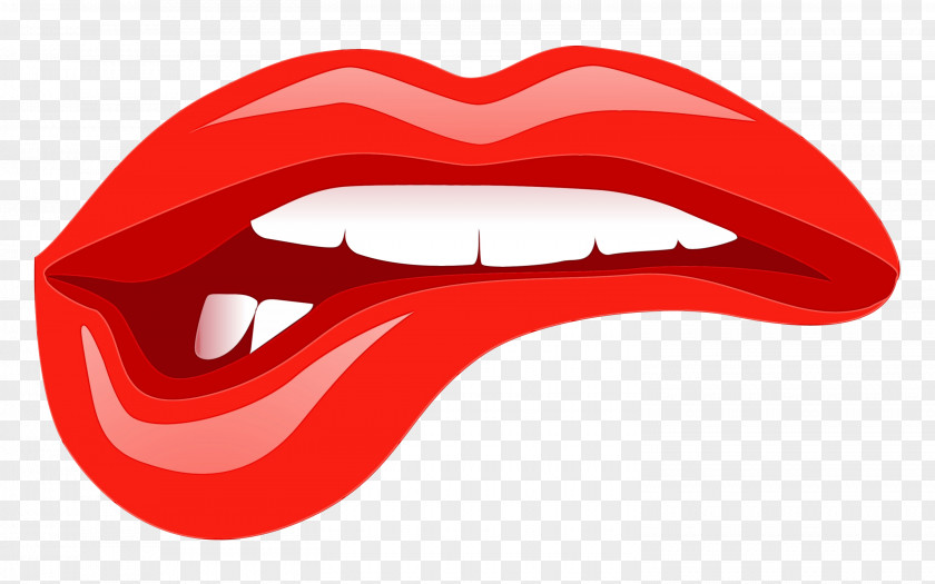 Tongue Smile Lips Cartoon PNG