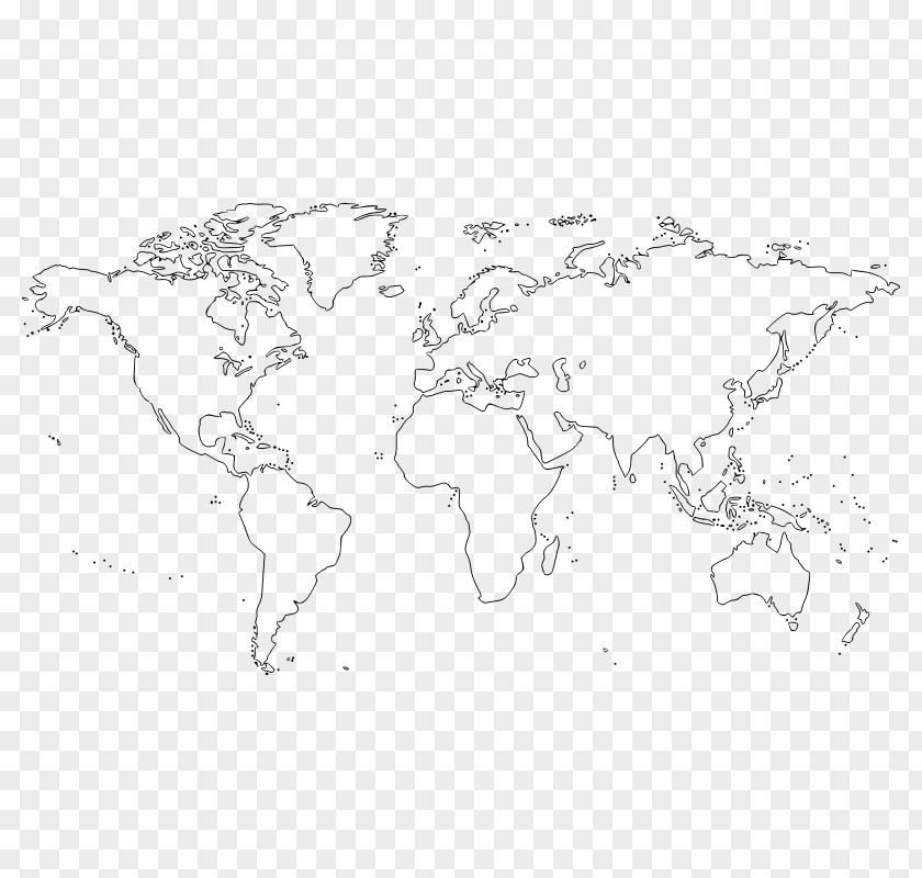 World Map Globe Label PNG
