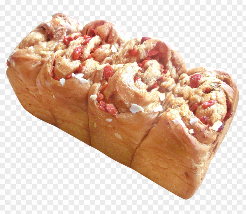 Bread And Butter Danish Pastry Milk Cream PNG