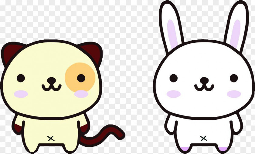 Cute Little Cartoon Bunny Rabbit Cuteness PNG