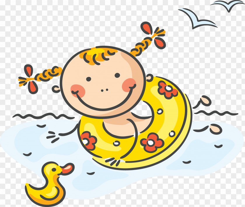 Happy Hour Child Summer Clip Art PNG
