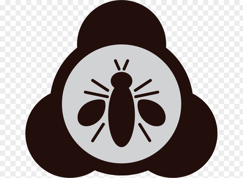 Insect Pollinator Silhouette Clip Art PNG
