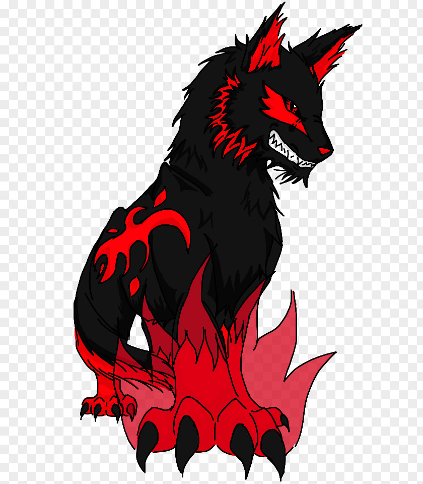 Dog Demon Hellhound Art PNG