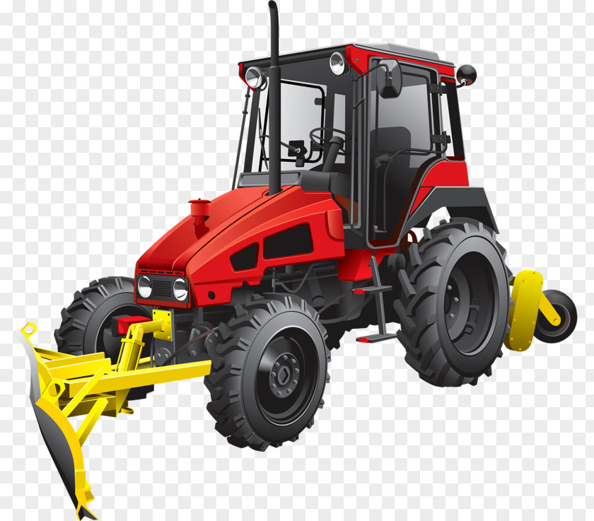 Tractor Bulldozer Plough Clip Art PNG