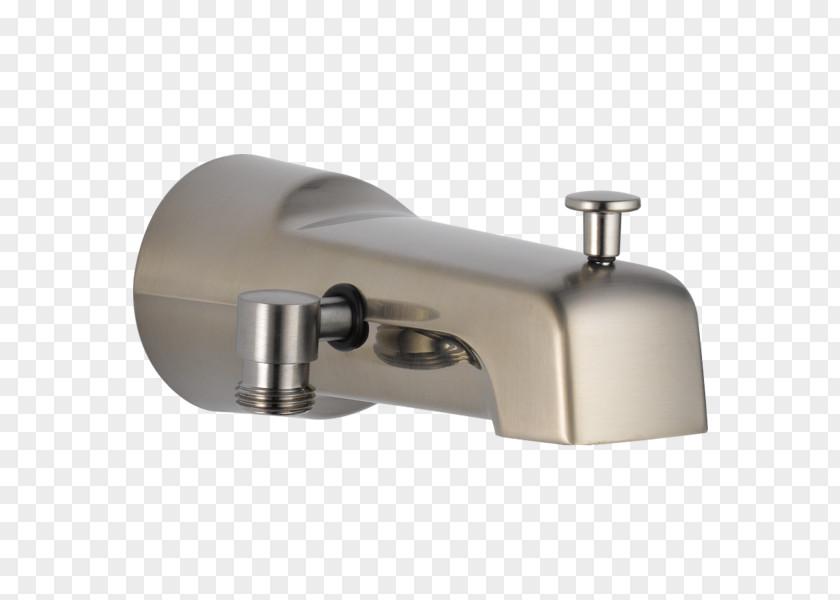 Bathtub Spout Tap Shower Stainless Steel Moen PNG