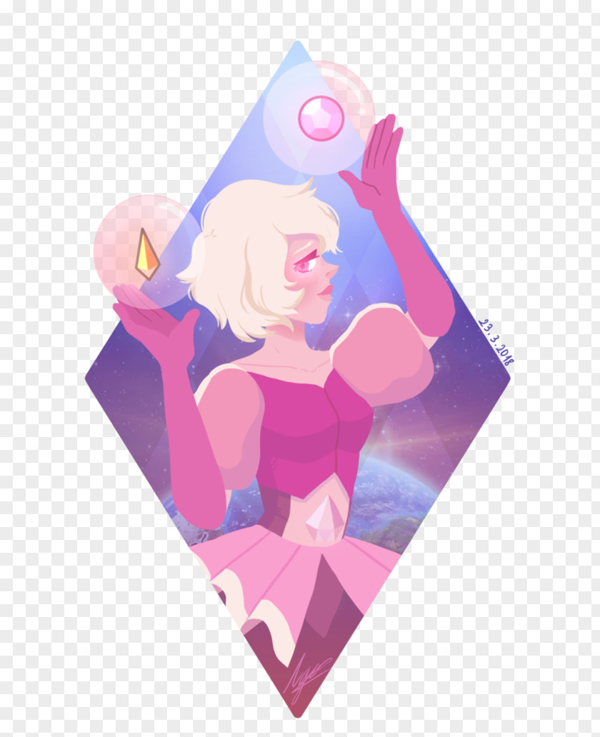 Diamond Pink Art Drawing PNG