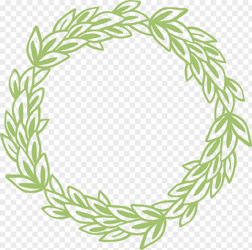 Garland Lace Hand-painted Border Wreath Designer Clip Art PNG