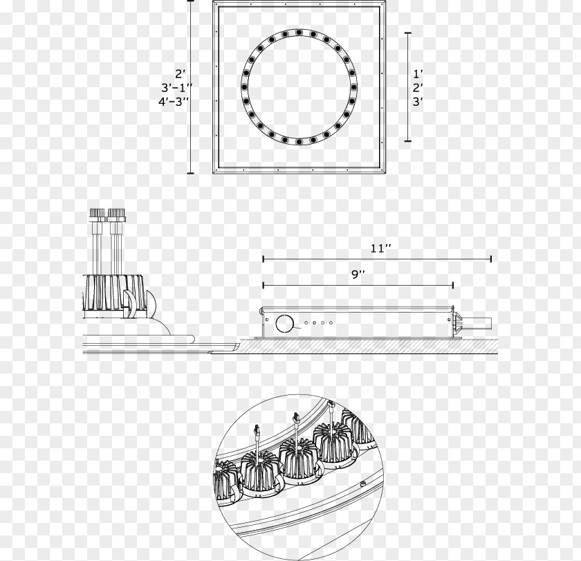 Light Light-emitting Diode Technical Drawing Lighting Driver Circuit PNG