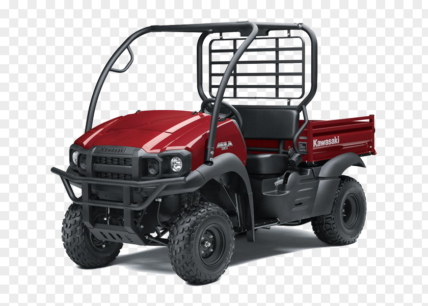 Motorcycle Kawasaki MULE Utility Vehicle Heavy Industries & Engine Four-wheel Drive Side By PNG