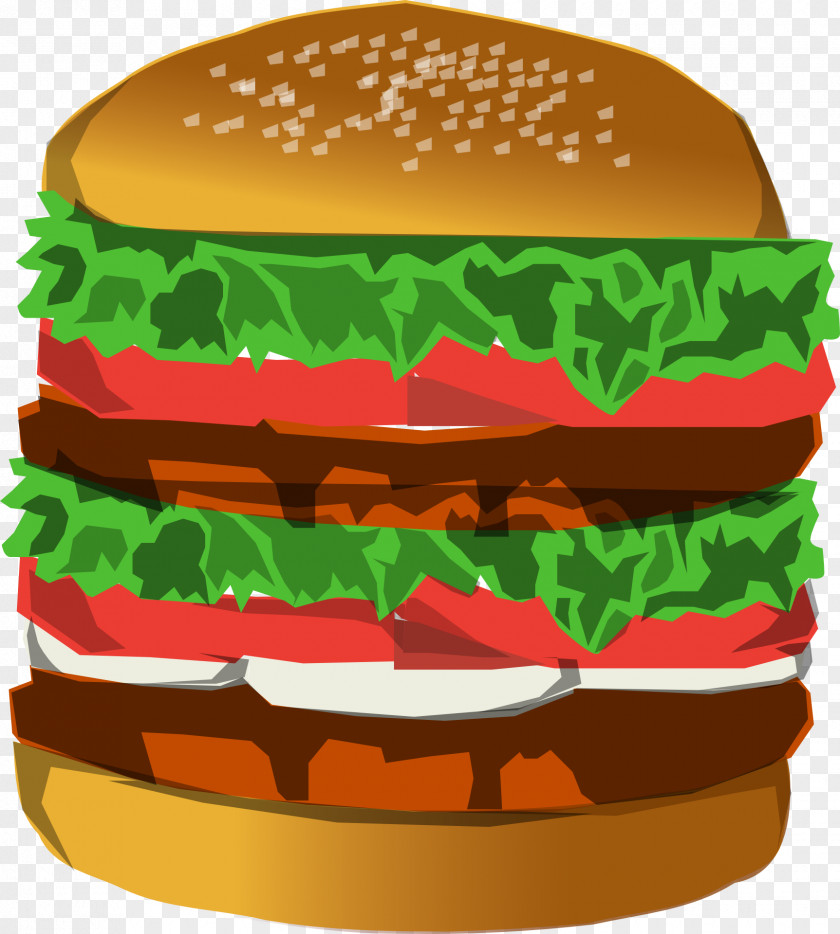 Burger And Sandwich Hamburger Cheeseburger Veggie Hot Dog Clip Art PNG