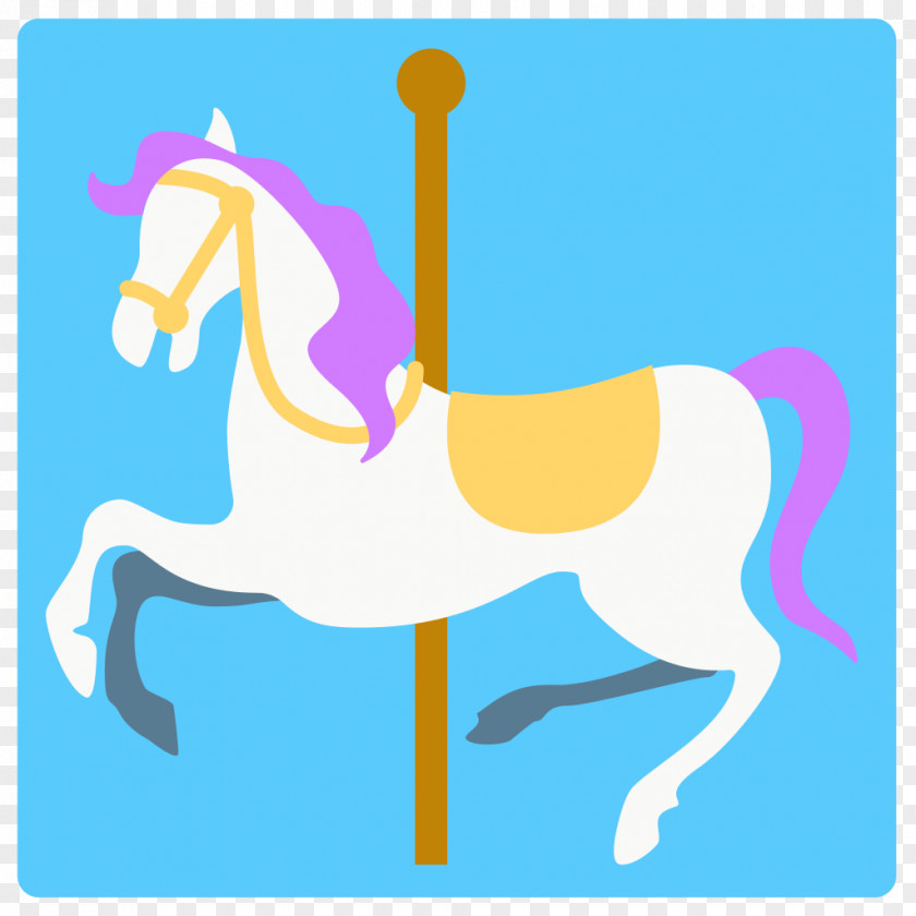 Carousel Horse Emoji Clip Art PNG
