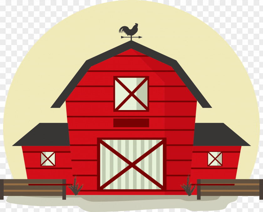 Cartoon Red Barn Icon Philippines Illustration PNG