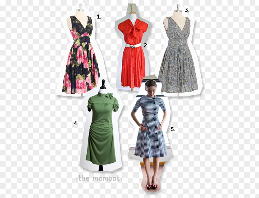 Dress Pattern Cocktail Clothing Party PNG